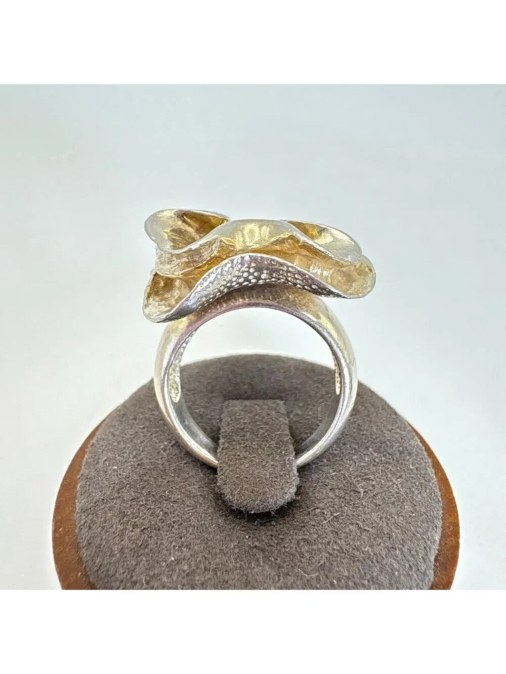 VTG Silpada Sterling Silver 925 Abstract Flower Design Band Ring Size 7